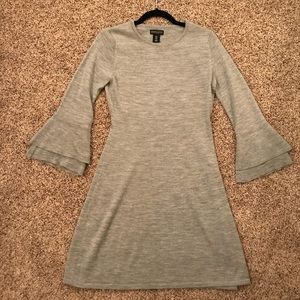 Merino wool sweater dress